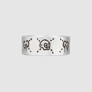 Gucci ghost skull ring